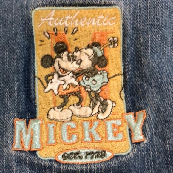 MICKEY inc blue collared jeans shirt. EUC! - Picture 5 of 6